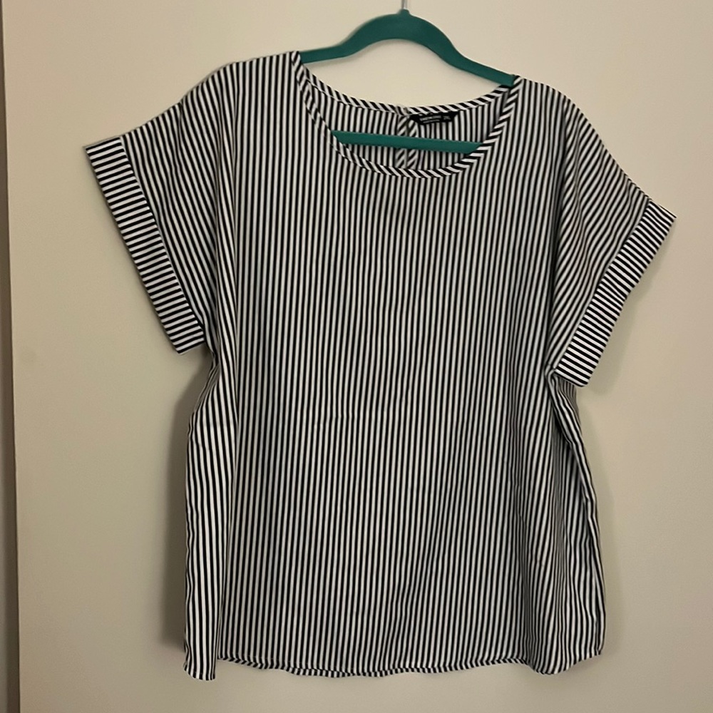 SHEIN stripped blouse